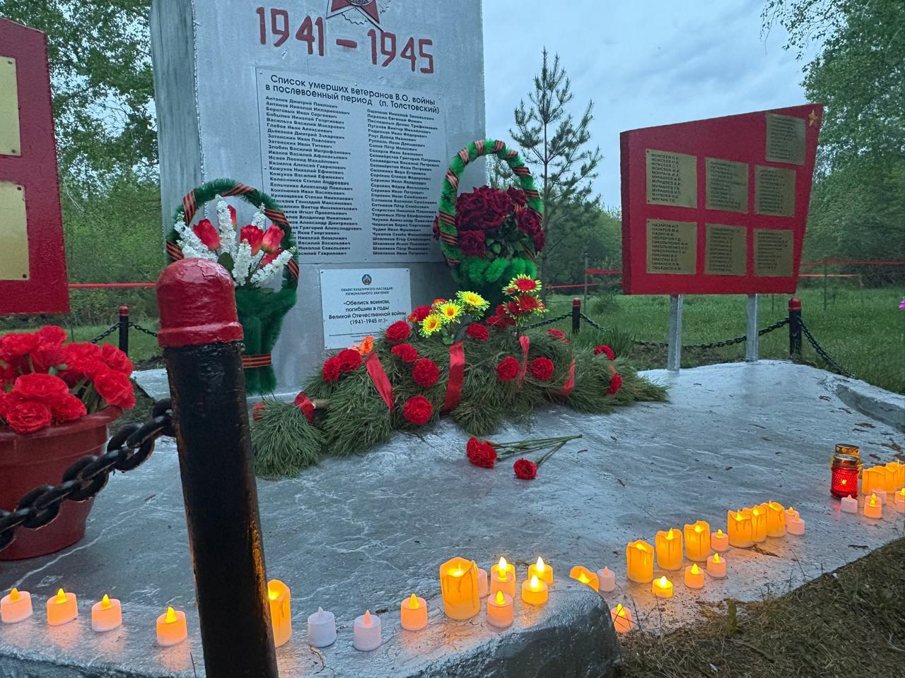 Свеча памяти.